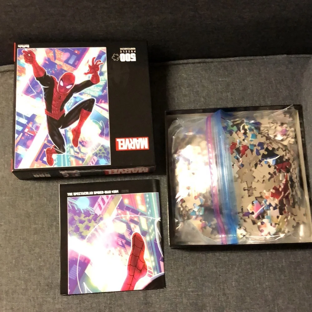 Marvel Comics The Spectacular Spider-Man 500 Piece Puzzle w/Poster! #301
